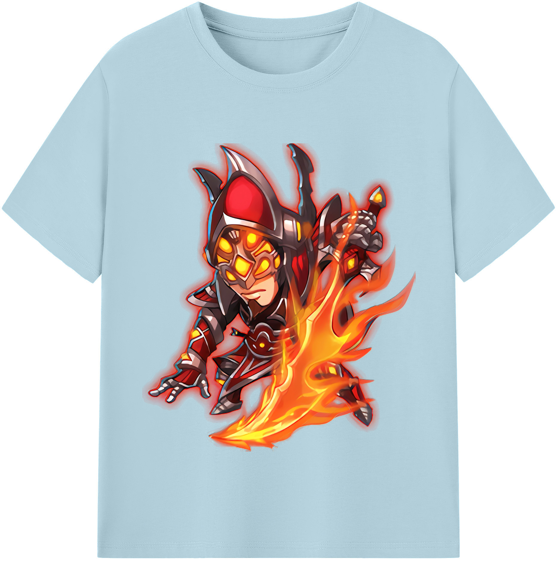 （画像用） リーグ・オブ・レジェンド League of Legends LOL 綿100％半袖Tシャツ（フロントプリント）